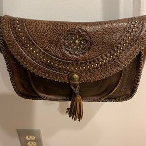 Dark Brown Leather Pocketbook